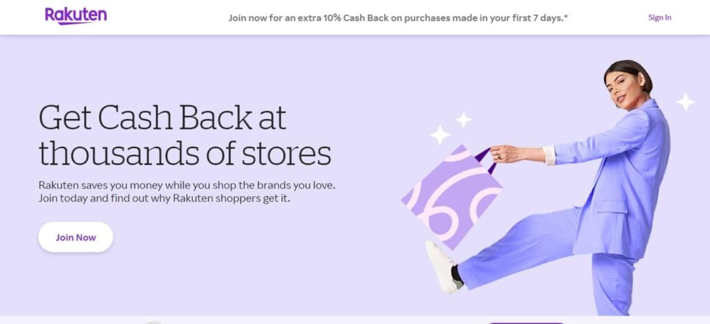 Rakuten  Cashback Sit