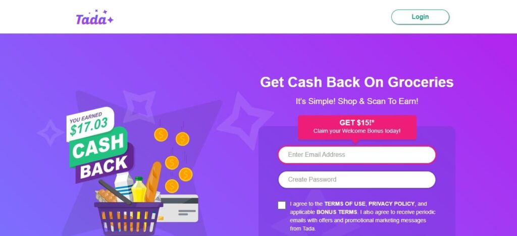 Tada Cashback Site