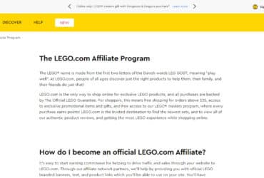 Lego Affiliate Marketing: Step by Step Process