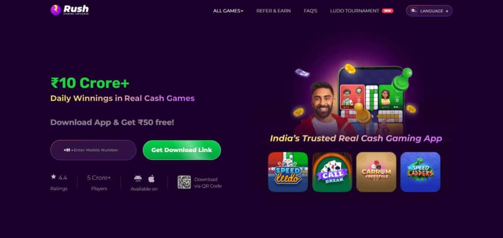 Rush Ludo Money Earning App