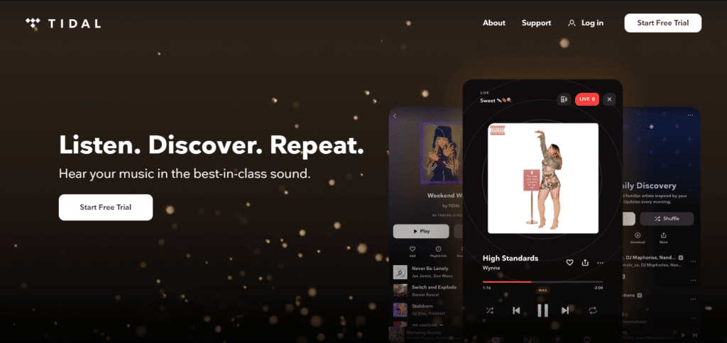 Tidal Sharing Platform For Musicians To Make Money