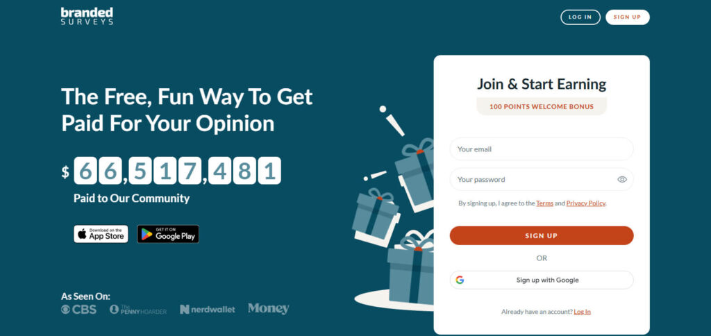 Branded Surveys Paypal Survey List
