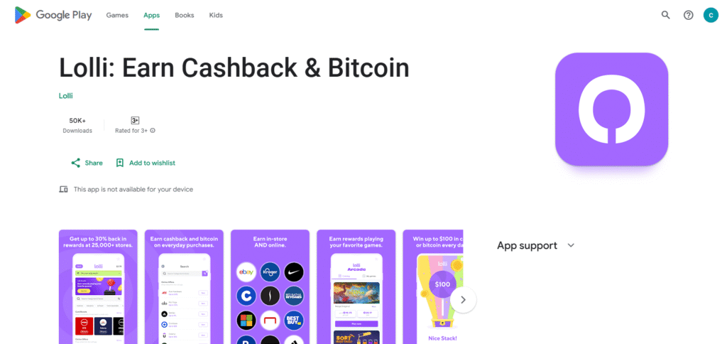 Download the App Lolli App